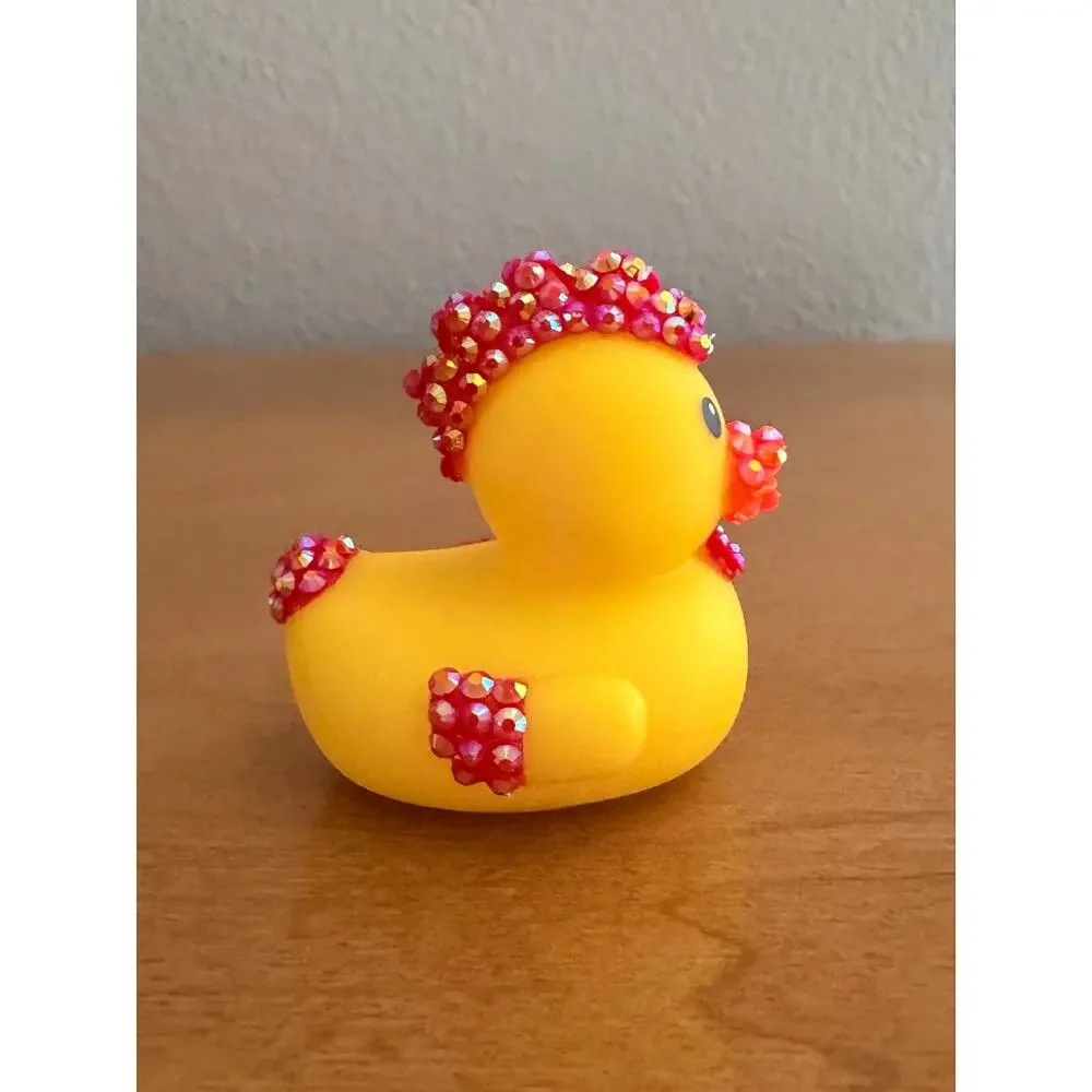 Rooster Rubber Duck Yellow Jeep Collectible Gift